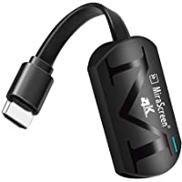 Los mejores  - WiFi Display Dongle- 4K Wireless HDMI Adaptador Miracast Streaming TV Stick para Mac OS-Windows-iOS-Android- Soporte…